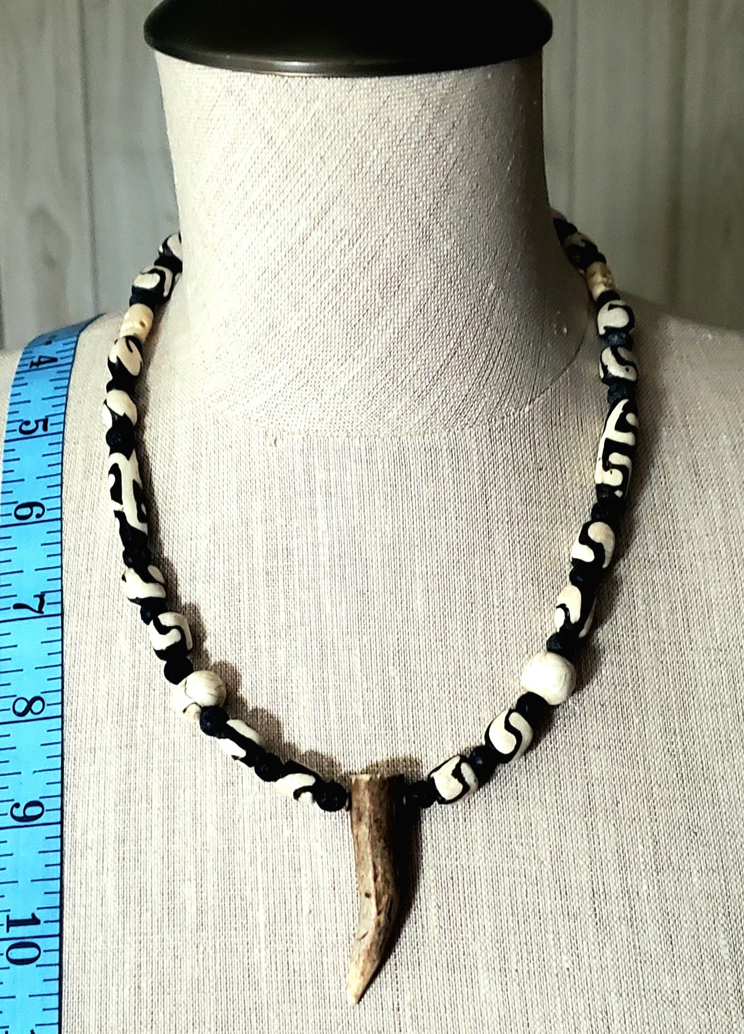 Antler Point: Tibetan Yak Bone, African Ox,  Water Buffalo & Lava