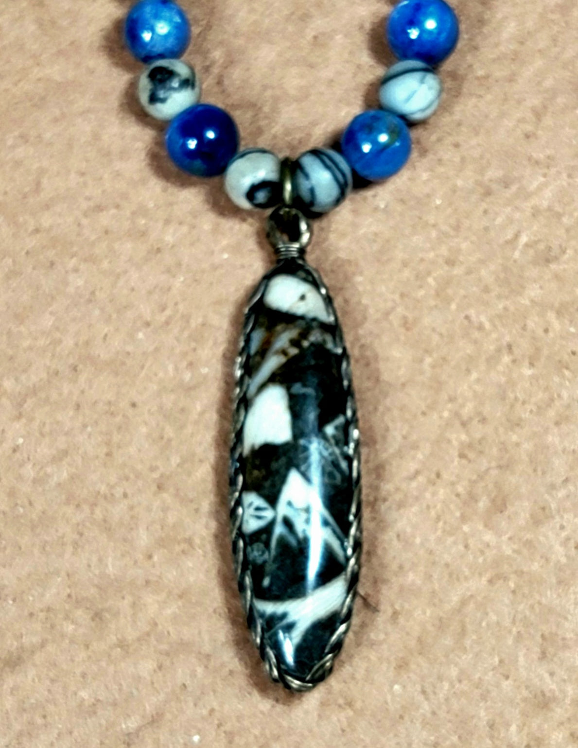Petrified Coral: Baja California. Pendant