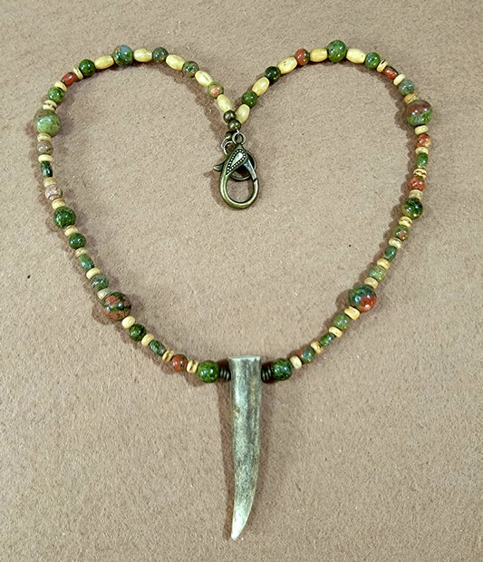 Antler Point: Unakite, Reed & Wood