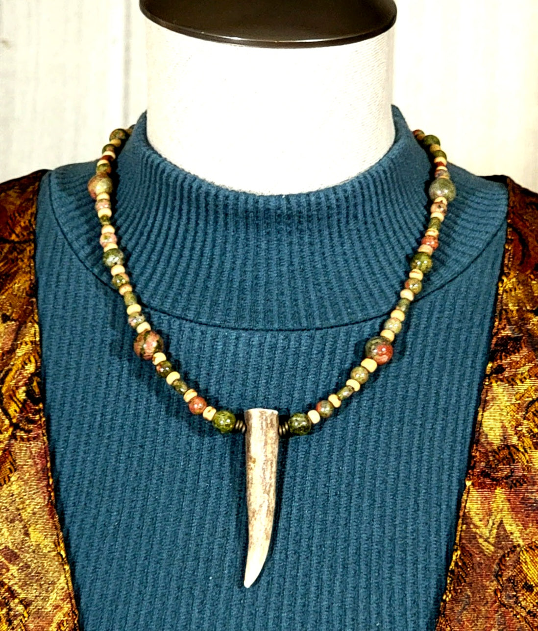 Antler Point: Unakite, Reed & Wood