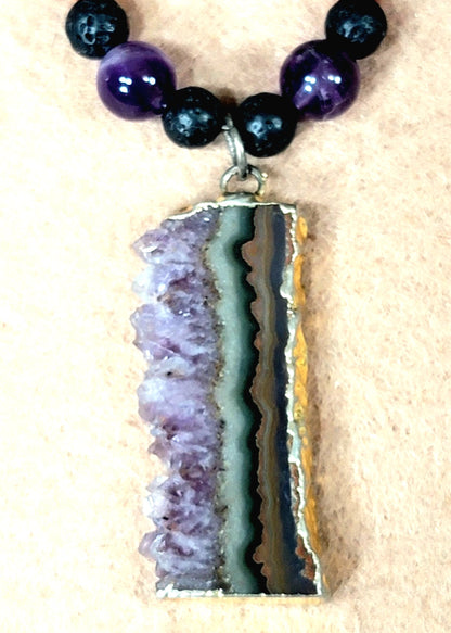 Amethyst Slice:  Sold as a pair