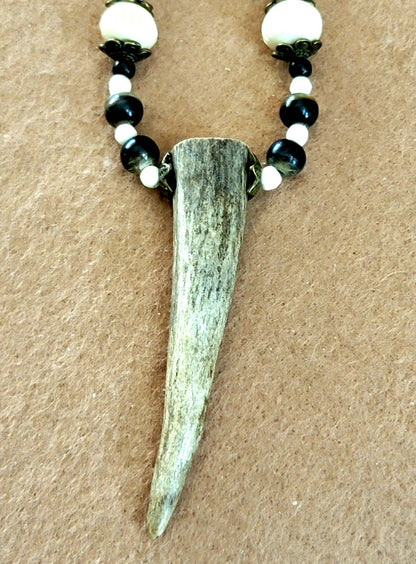 Antler Point: Ox Horn, Kukui Nut, Bone & Nut