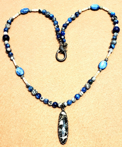 Petrified Coral: Baja California. Pendant