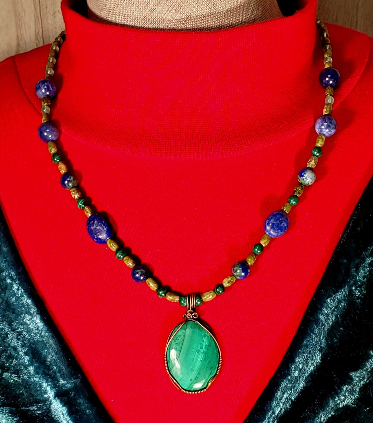 Malachite Cabochon 2