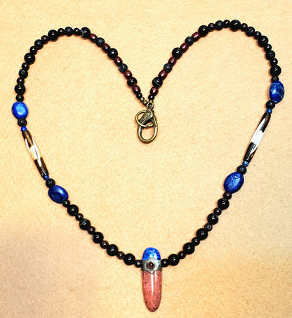 Rhodonite & Lapis: Sold as a pair.