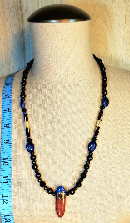 Rhodonite & Lapis: Sold as a pair.