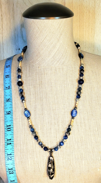 Petrified Coral: Baja California. Pendant